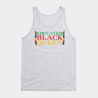 Dashiki Educated Black Queen Tank Top